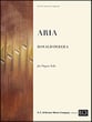 Aria Organ sheet music cover